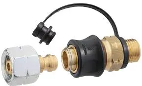 GOK Steckkupplung Typ SKU-QR G1/4LH-KN x SKU + 2 x Stecknippel STN x G1/4LH-ÜM