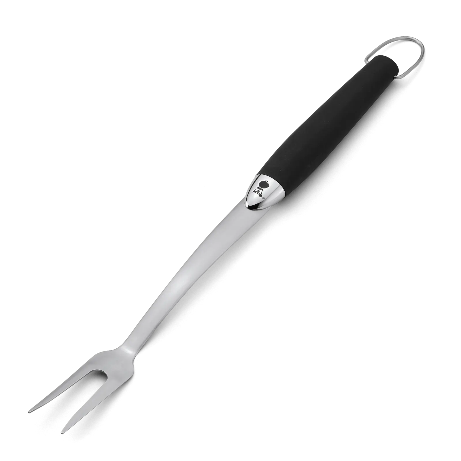 Weber Grillgabel Edelstahl, schwarz