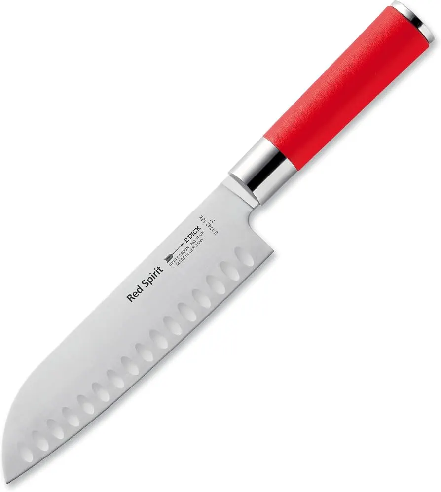 F. Dick Red Spirit 18cm mit Kullenschliff Santoku