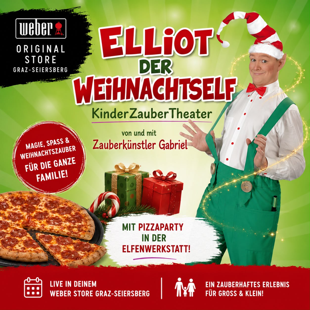 Eintrittskarte: KinderZauberTheater: Elliot der Weihnachtself