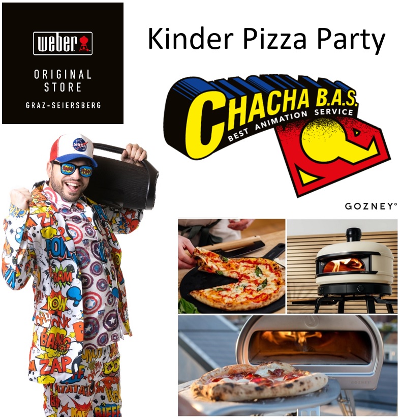 Eintrittskarte: Kinder Pizza Party mit ChaCha B.A.S.