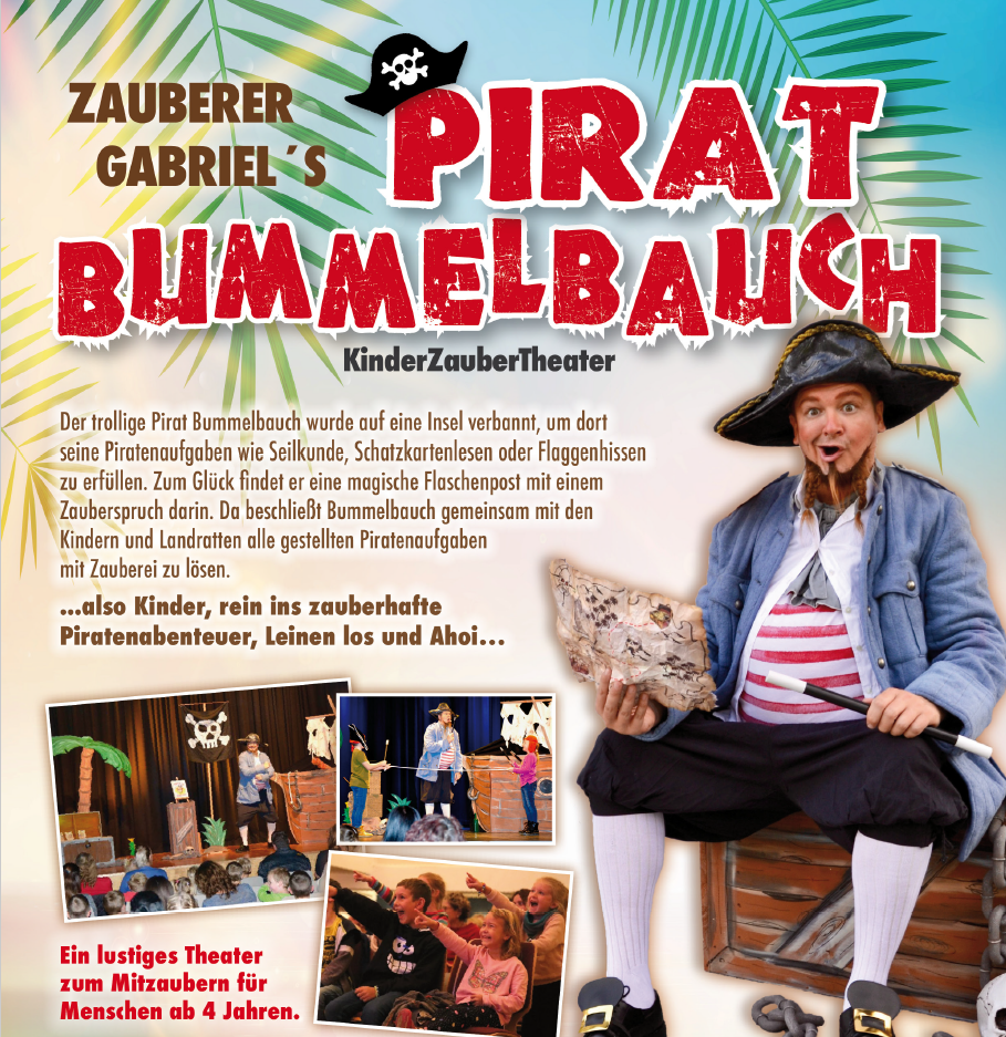 GAO_200 - Eintrittskarte: KinderZauberTheater: Pirat Bummelbauch