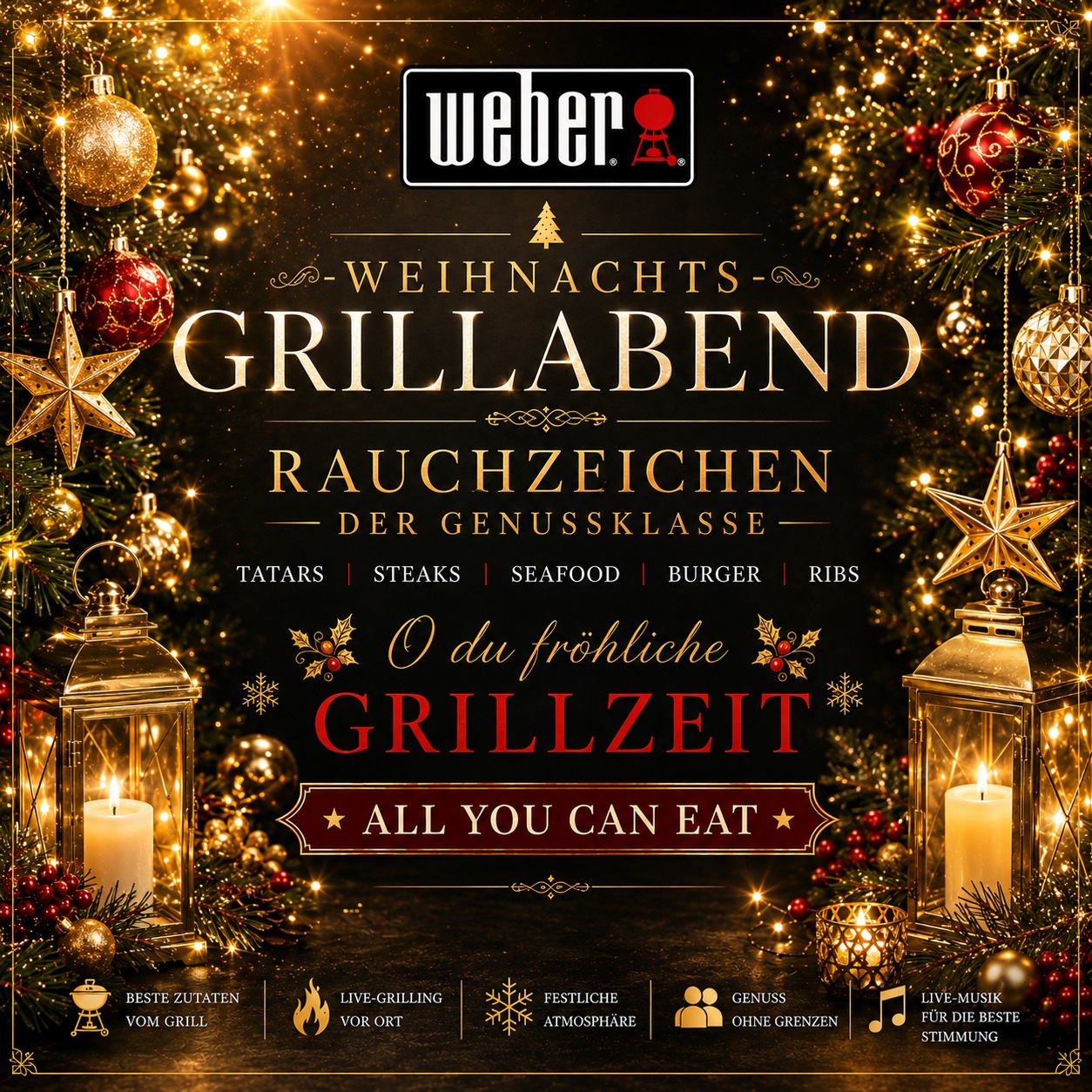 Eintrittskarte: Weihnachts-Grillabend - Rauchzeichen der Genussklasse