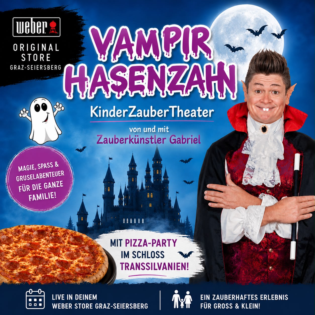 Eintrittskarte: KinderZauberTheater: Vampir Hasenzahn