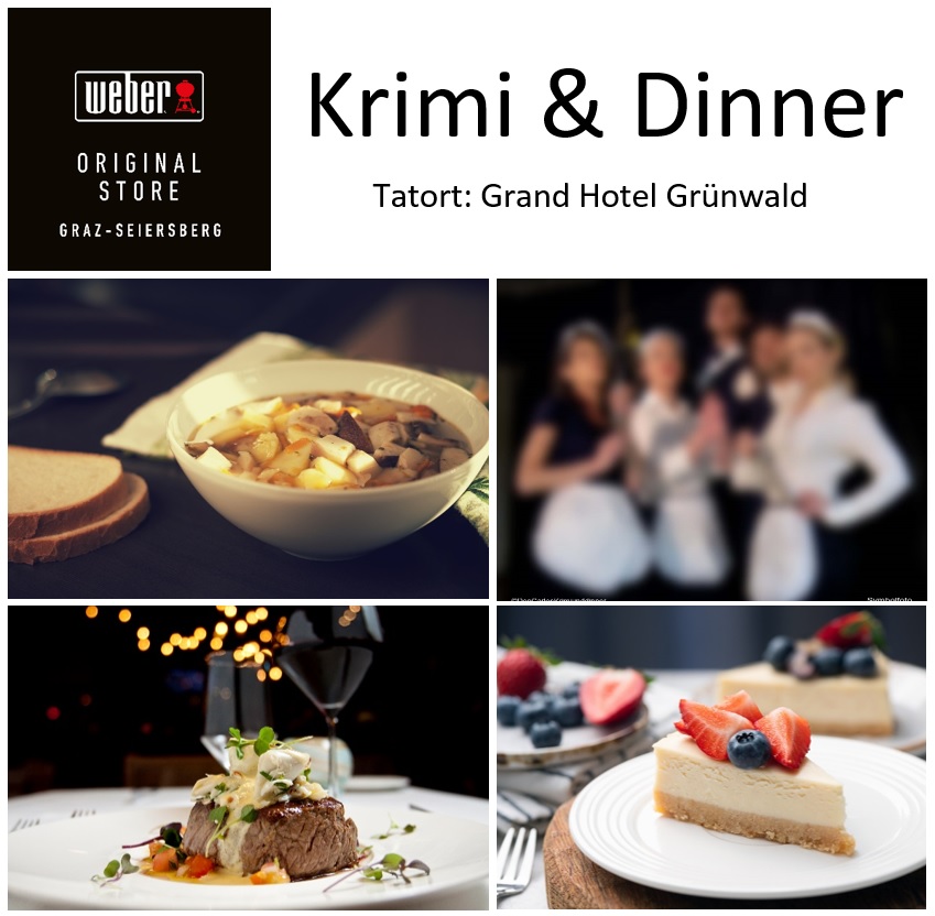 Eintrittskarte für das Krimi & Dinner