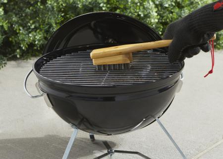 6275 - Weber Grillbürste mit Bambusholzgriff, 30 cm