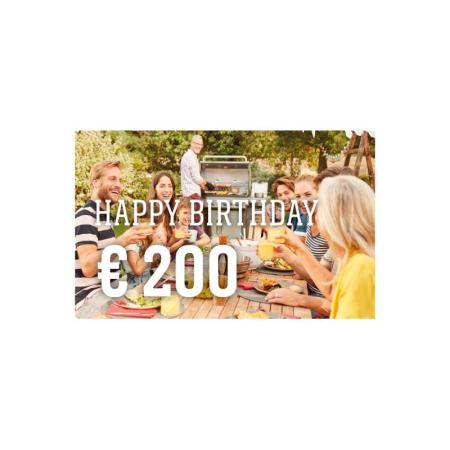 GK07 - Gutscheinkarte Happy Birthday EUR 200