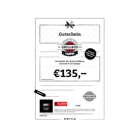 G058 - Wertgutschein „Grillkurs“ EUR 135