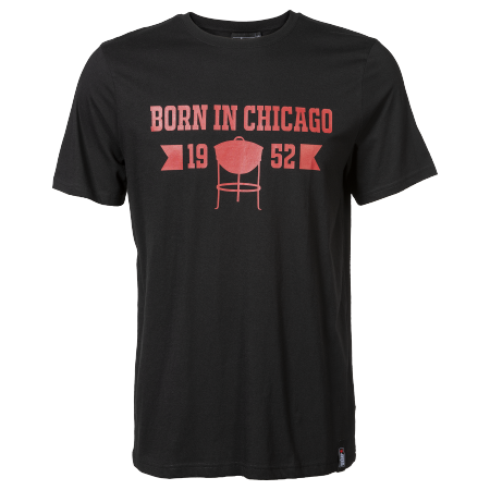 18308 - Born in Chicago T-Shirt Men Black S/M
