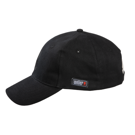 18384 - Cap mit schwarzem KETTLE Logo und WEBER Side-Logo