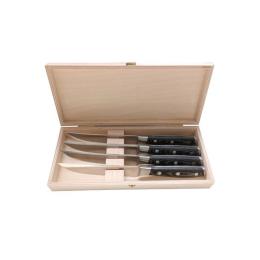 Mik003/4/w - MIKA Steakmesserset 4 tlg mit Welle