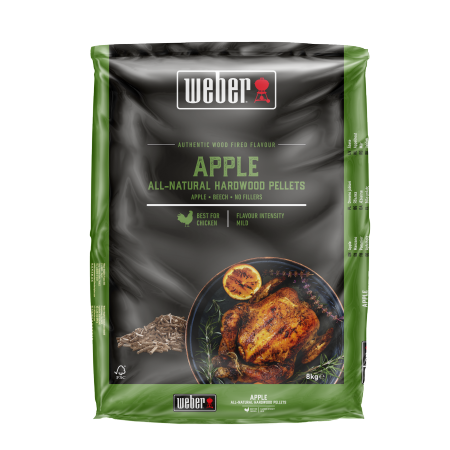 3401055 - Weber Holzpellets Apfelholz - 8 Kg