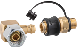 6244708_PL - GOK Steckkupplung Typ SKU-QR x G1/4LH-KN und Stecknippel STN x G1/4LH-ÜM 90°