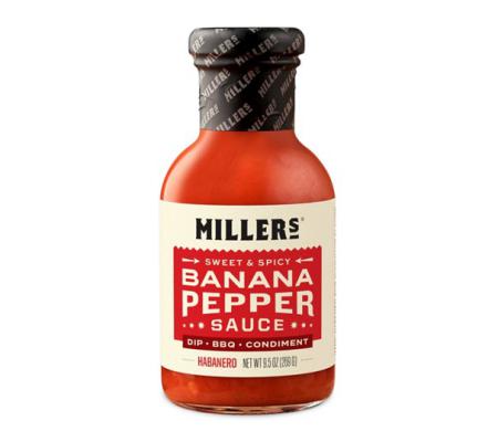 12241 - Stonewall Banana Pepper Habanero Sauce von Miller's Gourmet Foods