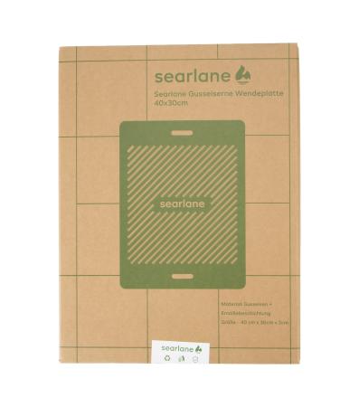 S5003 - Searlane Gusseiserne Wendeplatte 40 x 30cm