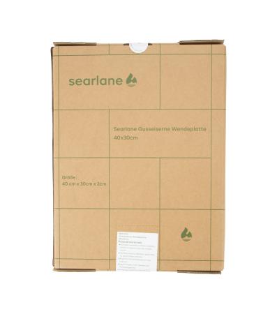 S5003 - Searlane Gusseiserne Wendeplatte 40 x 30cm