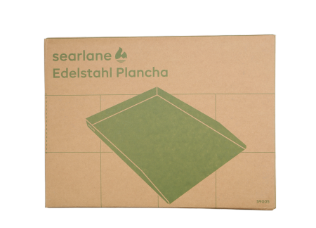 S9005 - Searlane Edelstahl Plancha 40x30x3,5